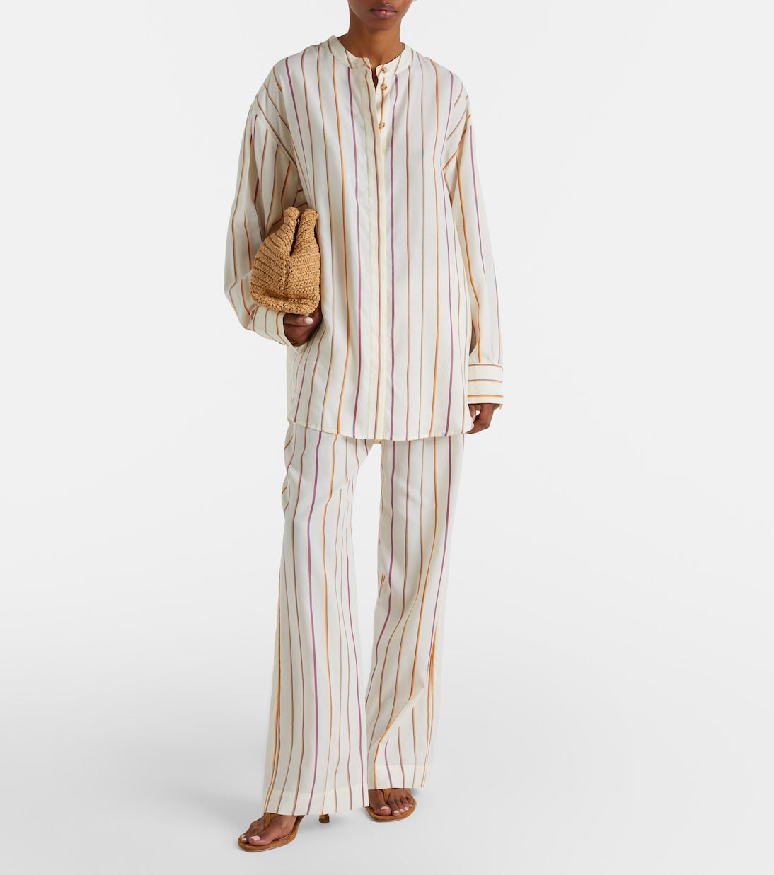 Asceno - Aria striped straight pants