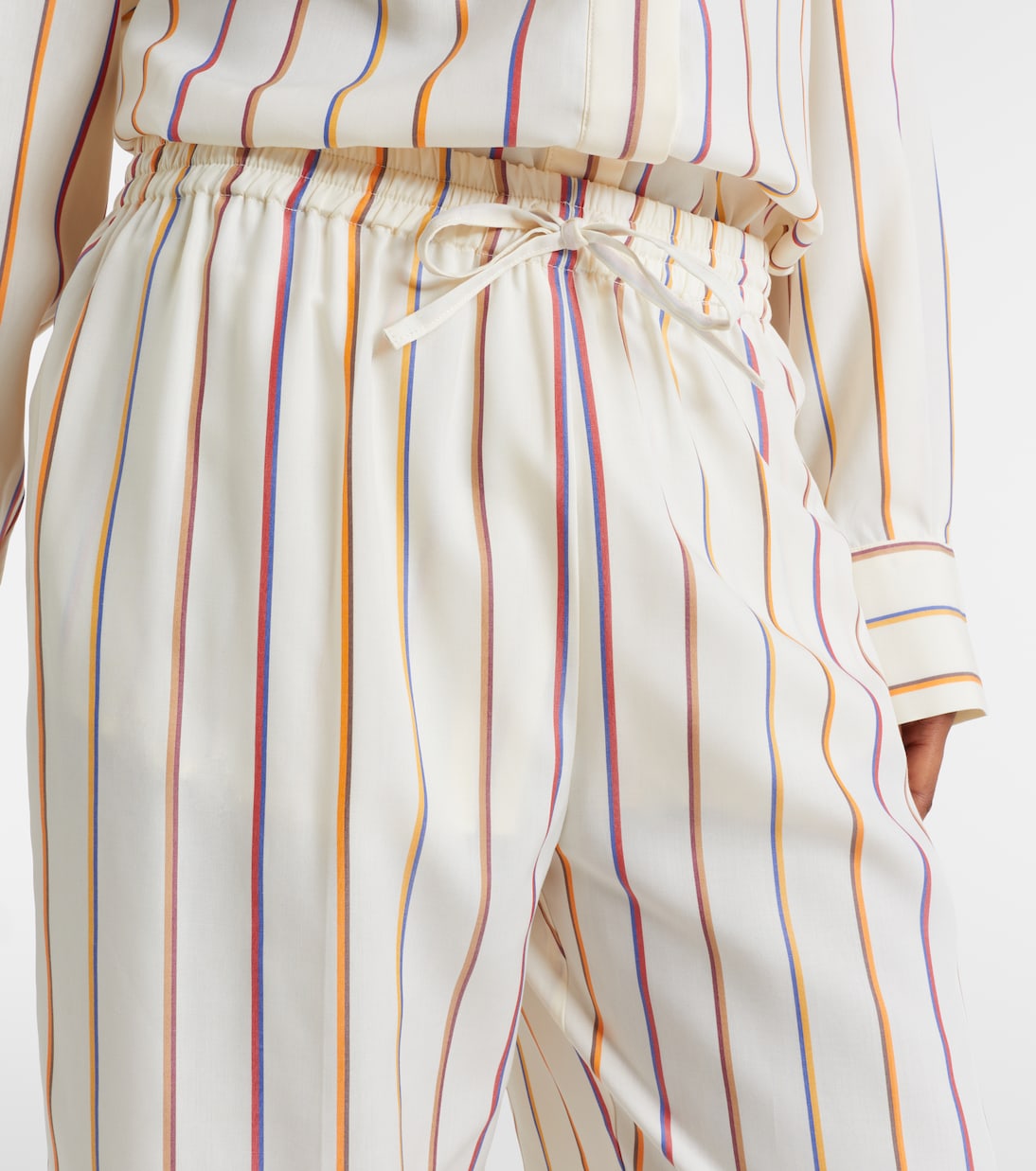 Asceno - Aria striped straight pants