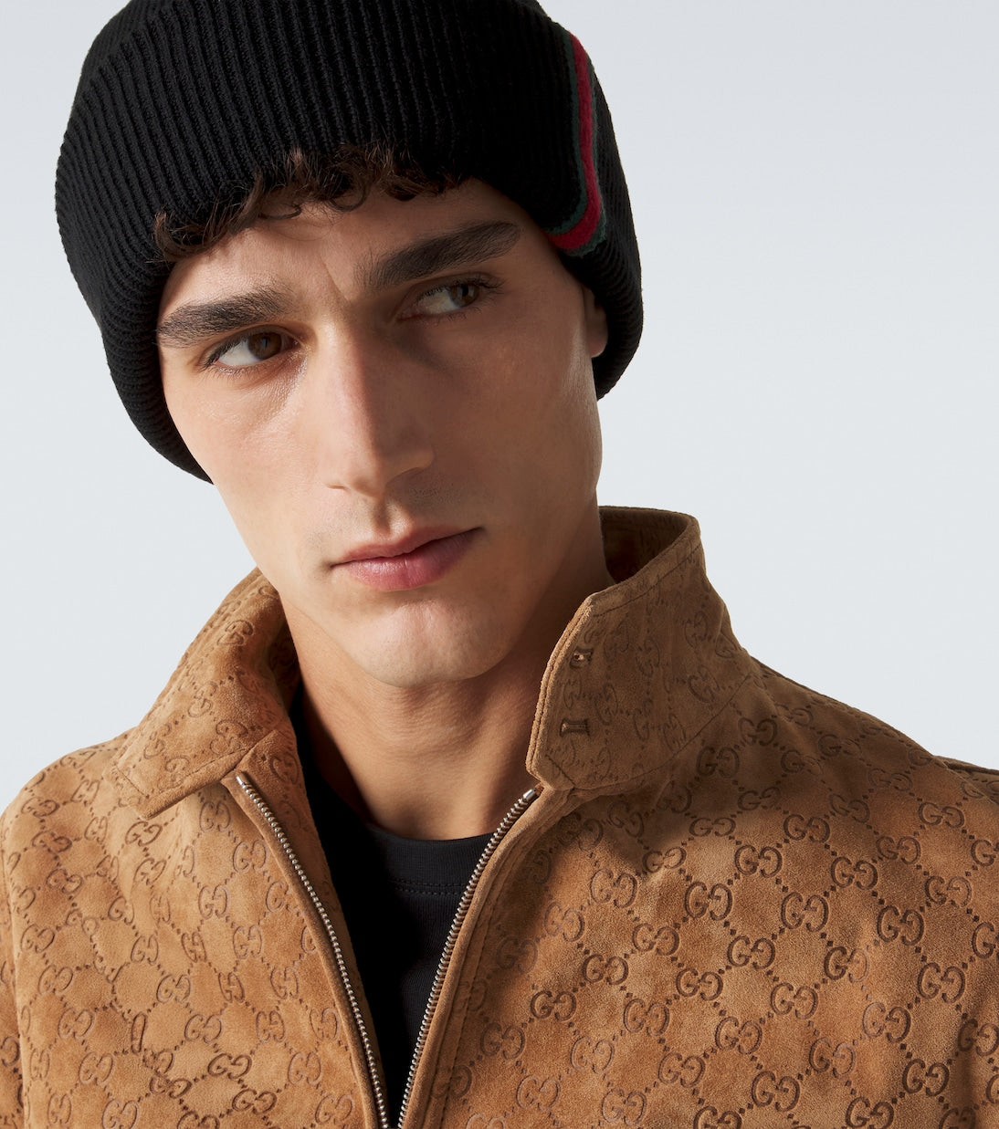 Gucci - Web Stripe wool beanie