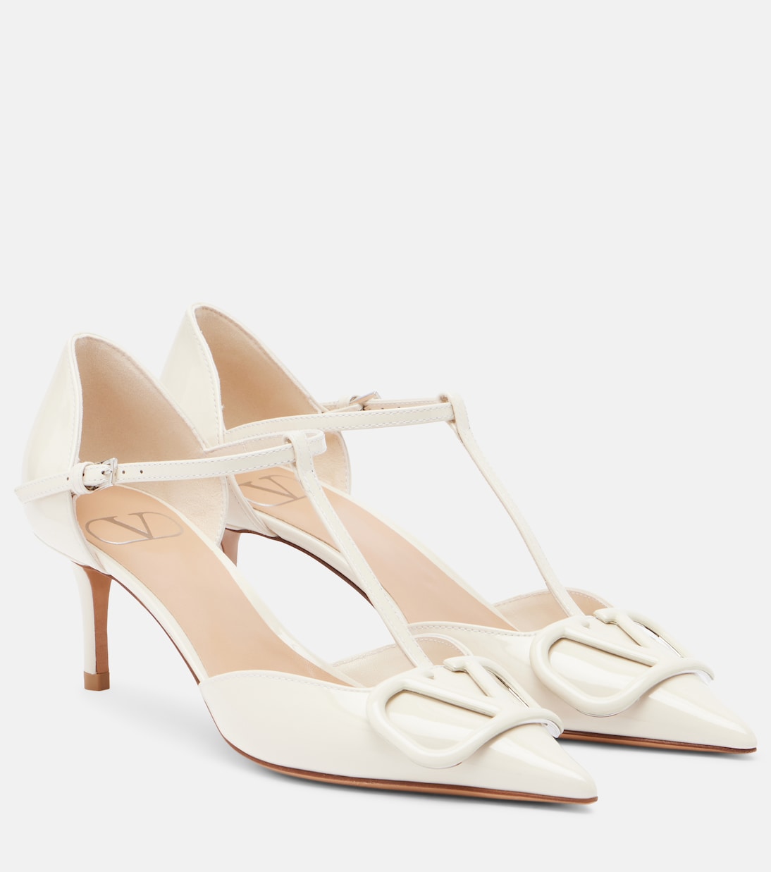 Valentino Garavani - D'Orsay VLogo 65 patent leather pumps