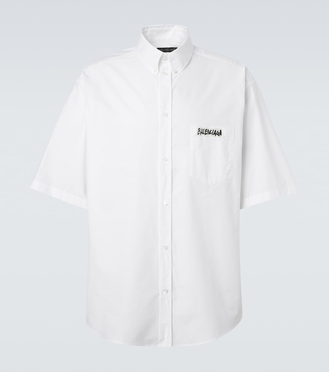 Balenciaga - Masking Tape cotton poplin shirt