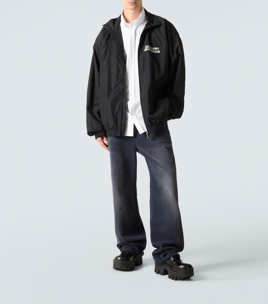 Balenciaga - Masking Tape cotton poplin shirt