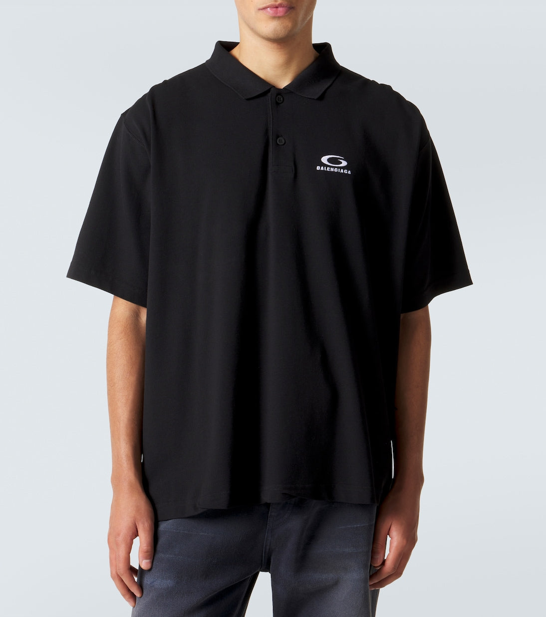 Balenciaga - Logo cotton polo shirt