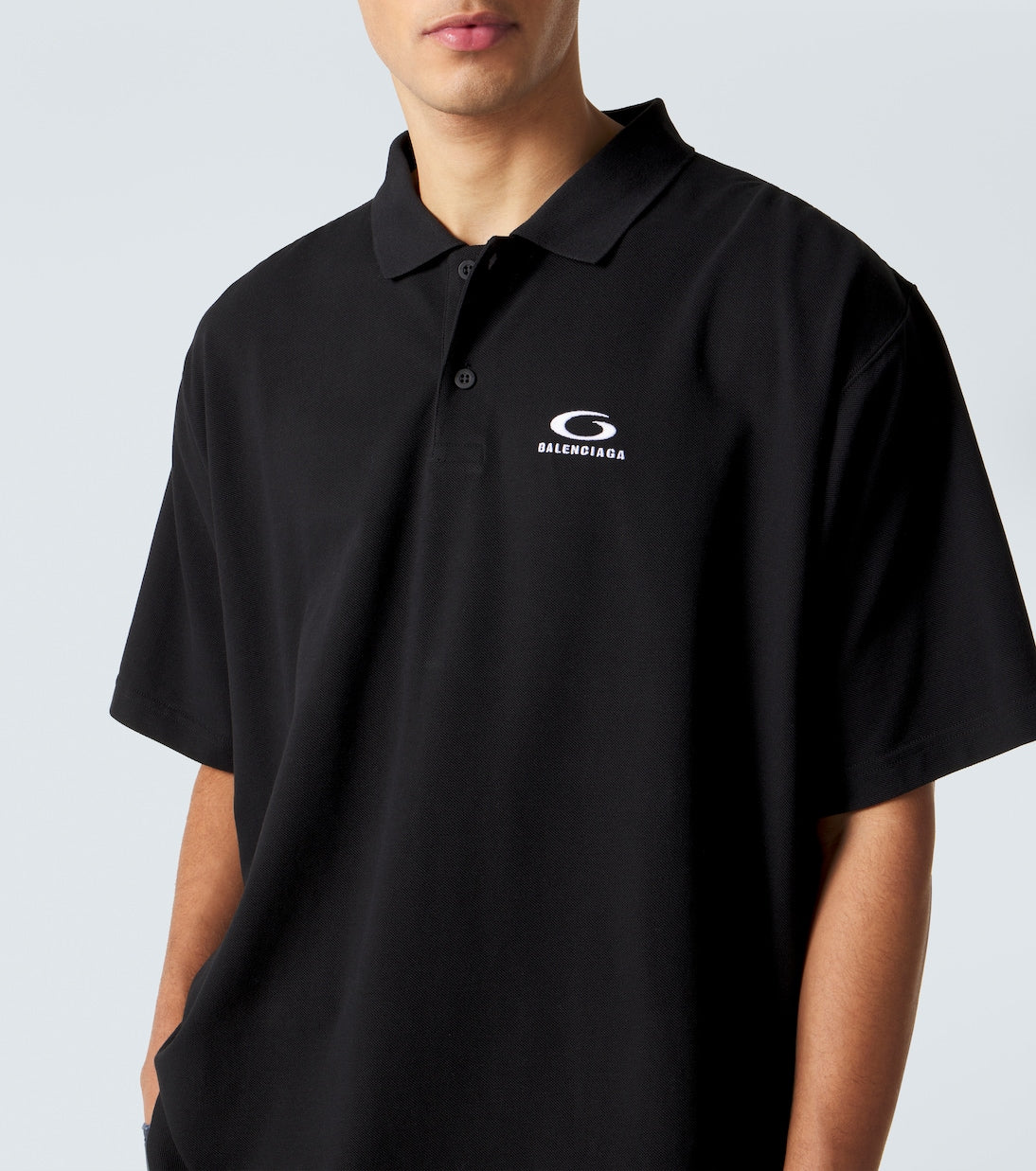 Balenciaga - Logo cotton polo shirt