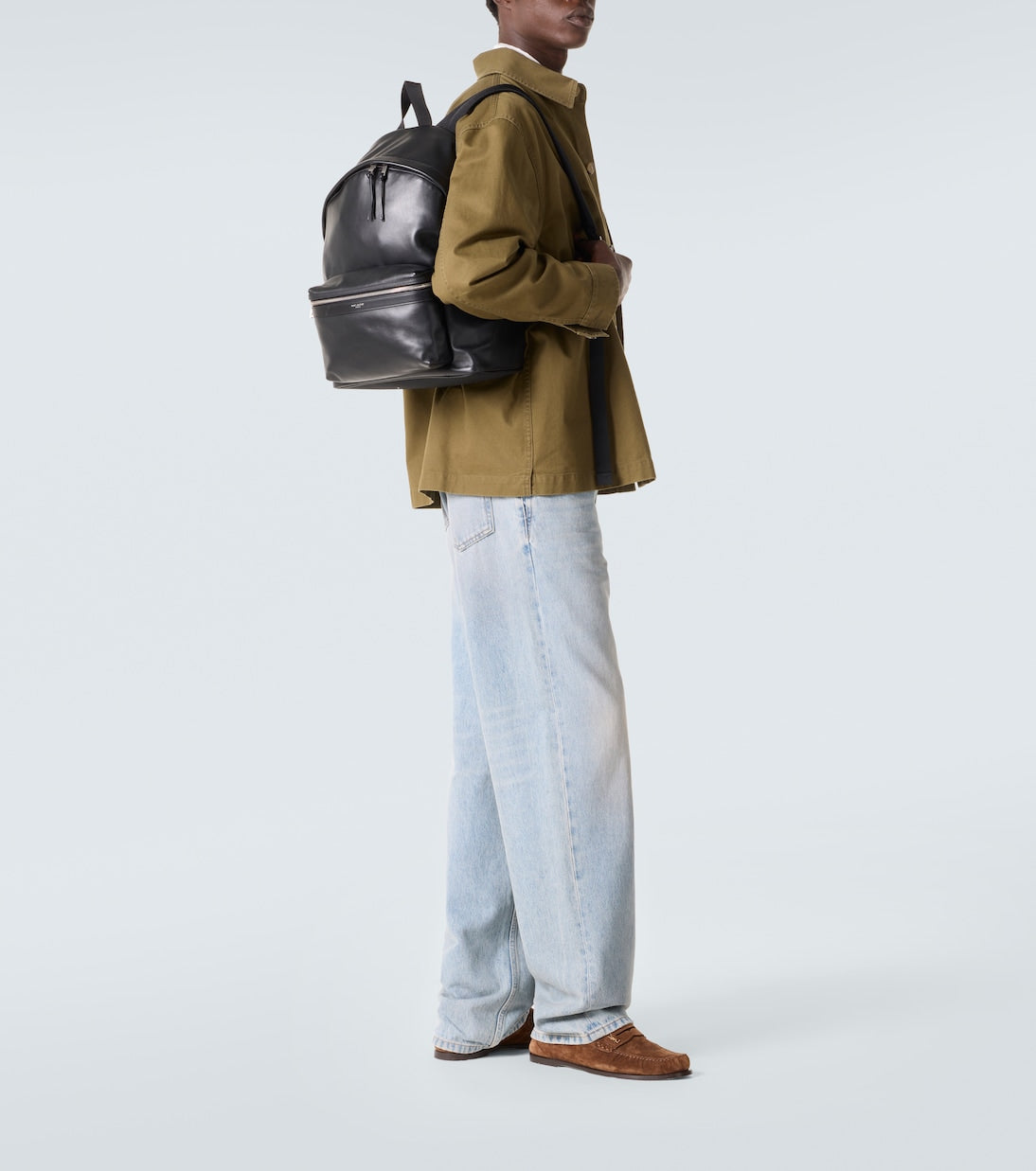 Saint Laurent - City leather backpack