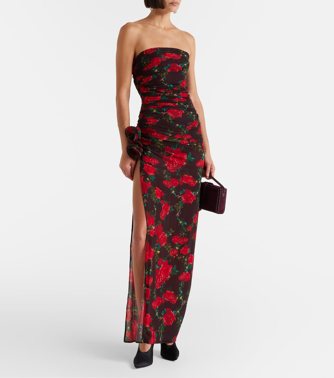 Magda Butrym - Floral ruched gown