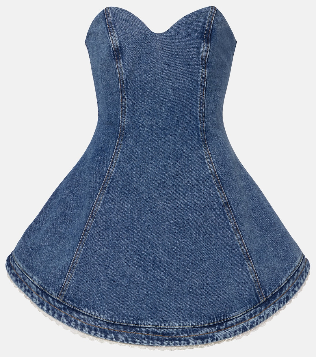 Magda Butrym - Denim bustier dress
