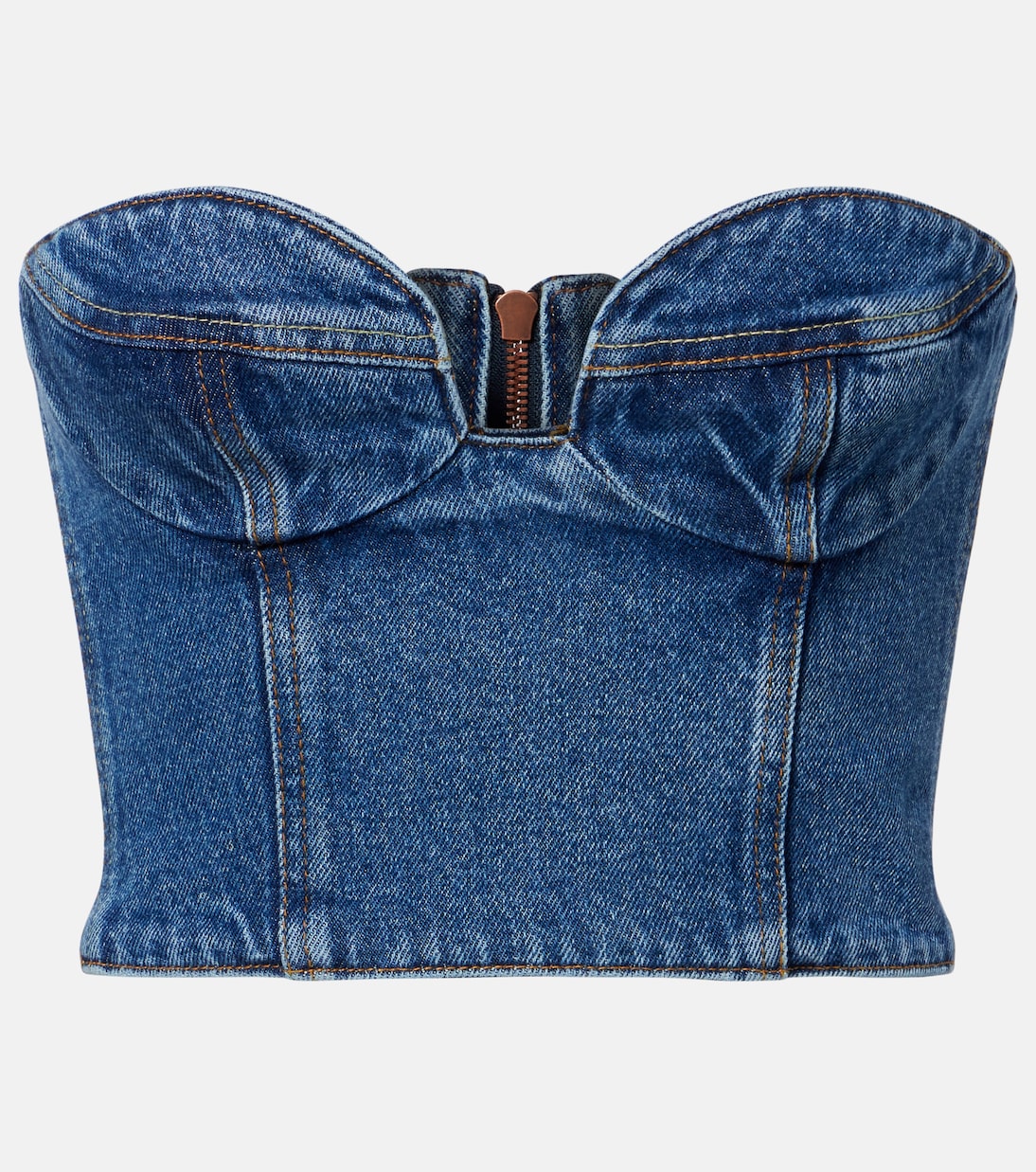 Magda Butrym - Denim bustier top