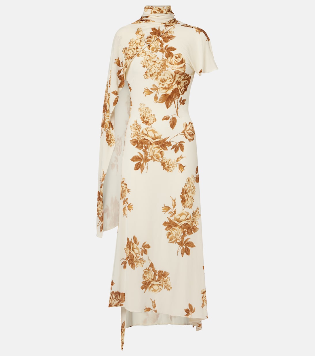 Magda Butrym - Floral scarf-detail midi dress