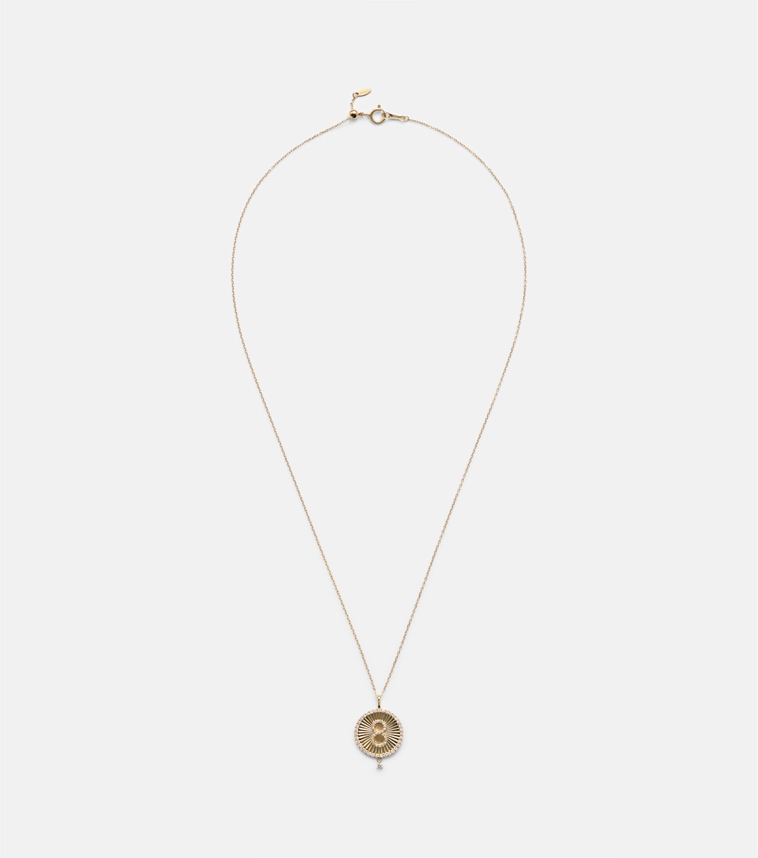 Persée - Lucky Charm Eight 18kt gold necklace with diamonds