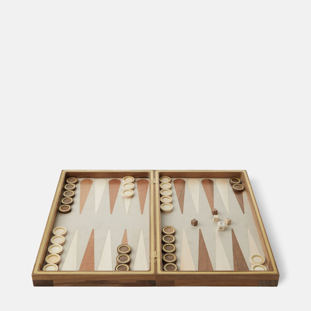 Brunello Cucinelli - Walnut backgammon set