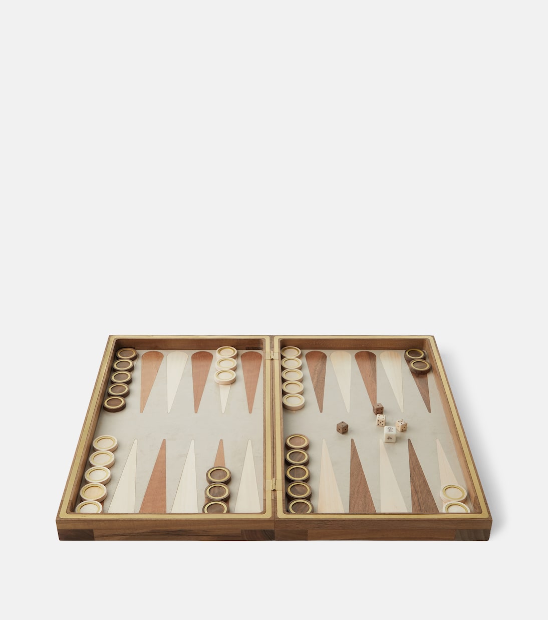 Brunello Cucinelli - Walnut backgammon set