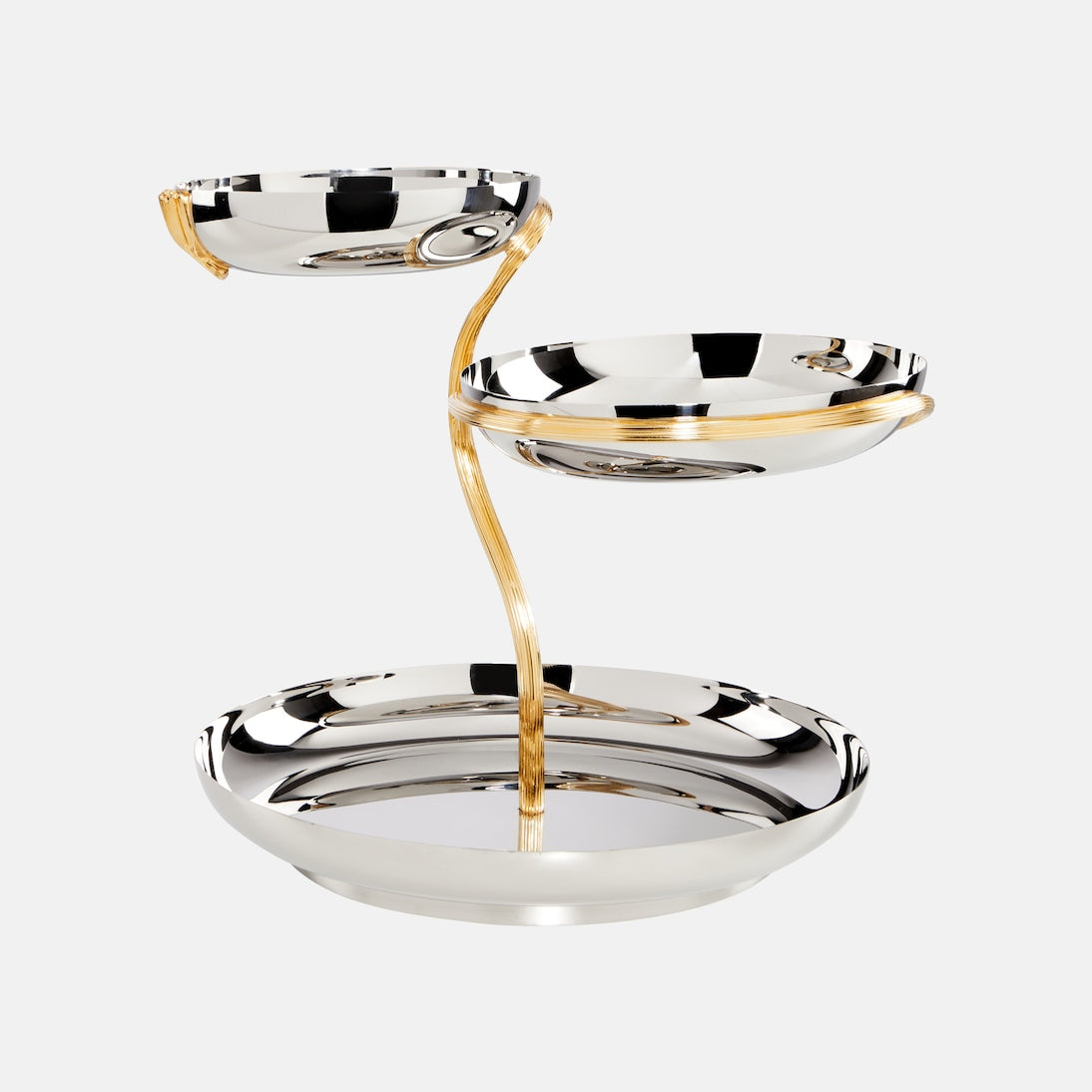 L'Objet - Deco Leaves Large serving stand