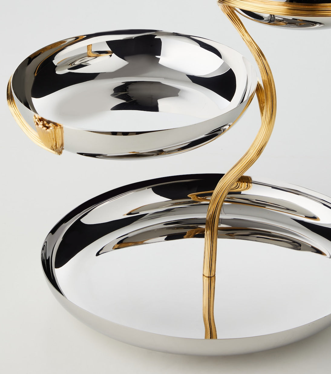 L'Objet - Deco Leaves Large serving stand