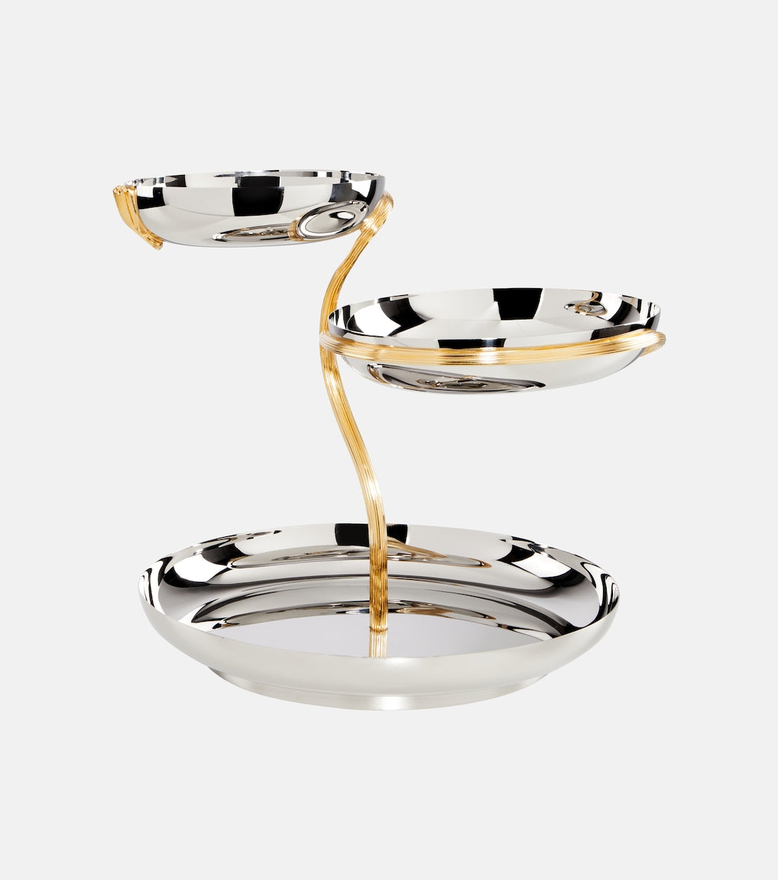 L'Objet - Deco Leaves Large serving stand