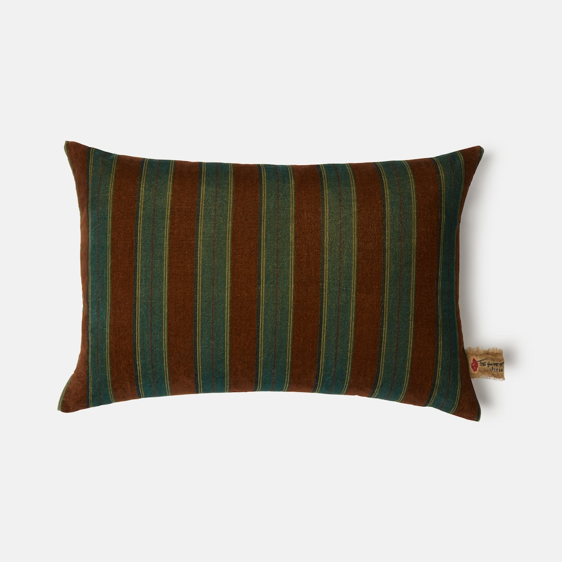The House of Lyria - Gigliola striped cotton and linen cushion