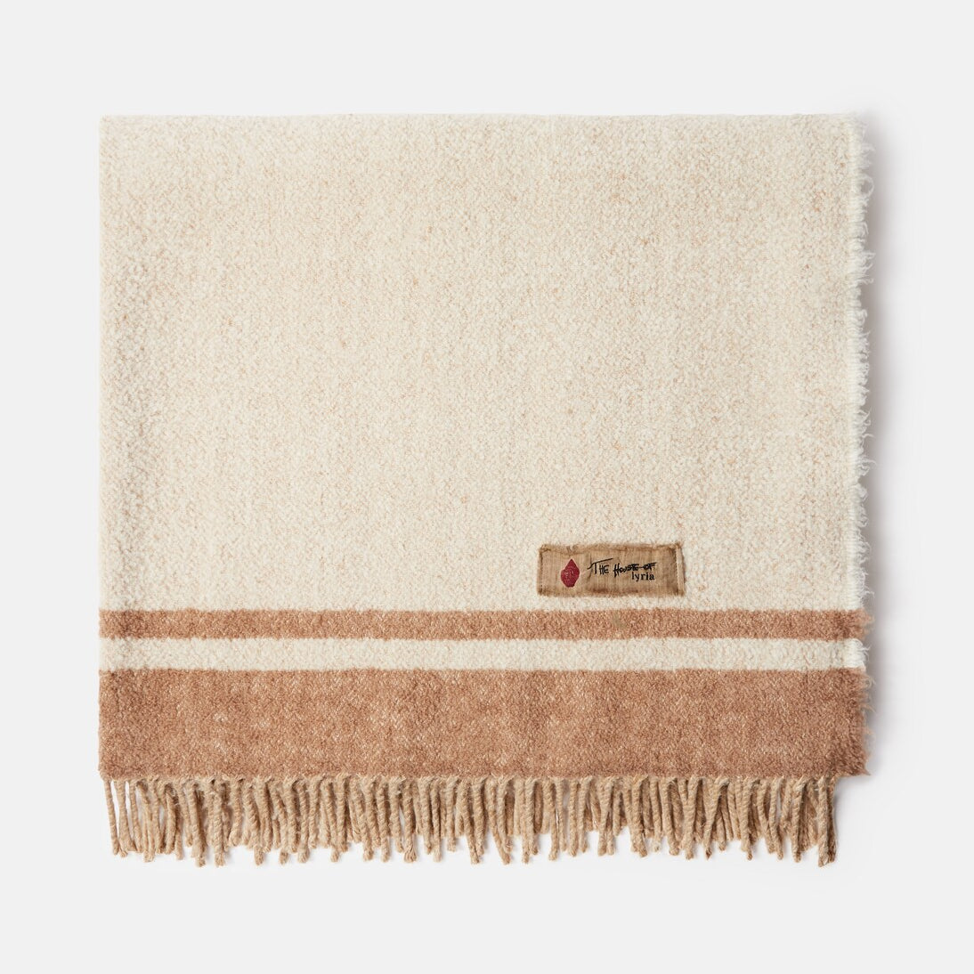 The House of Lyria - Paipote silk and camel hair-blend blanket