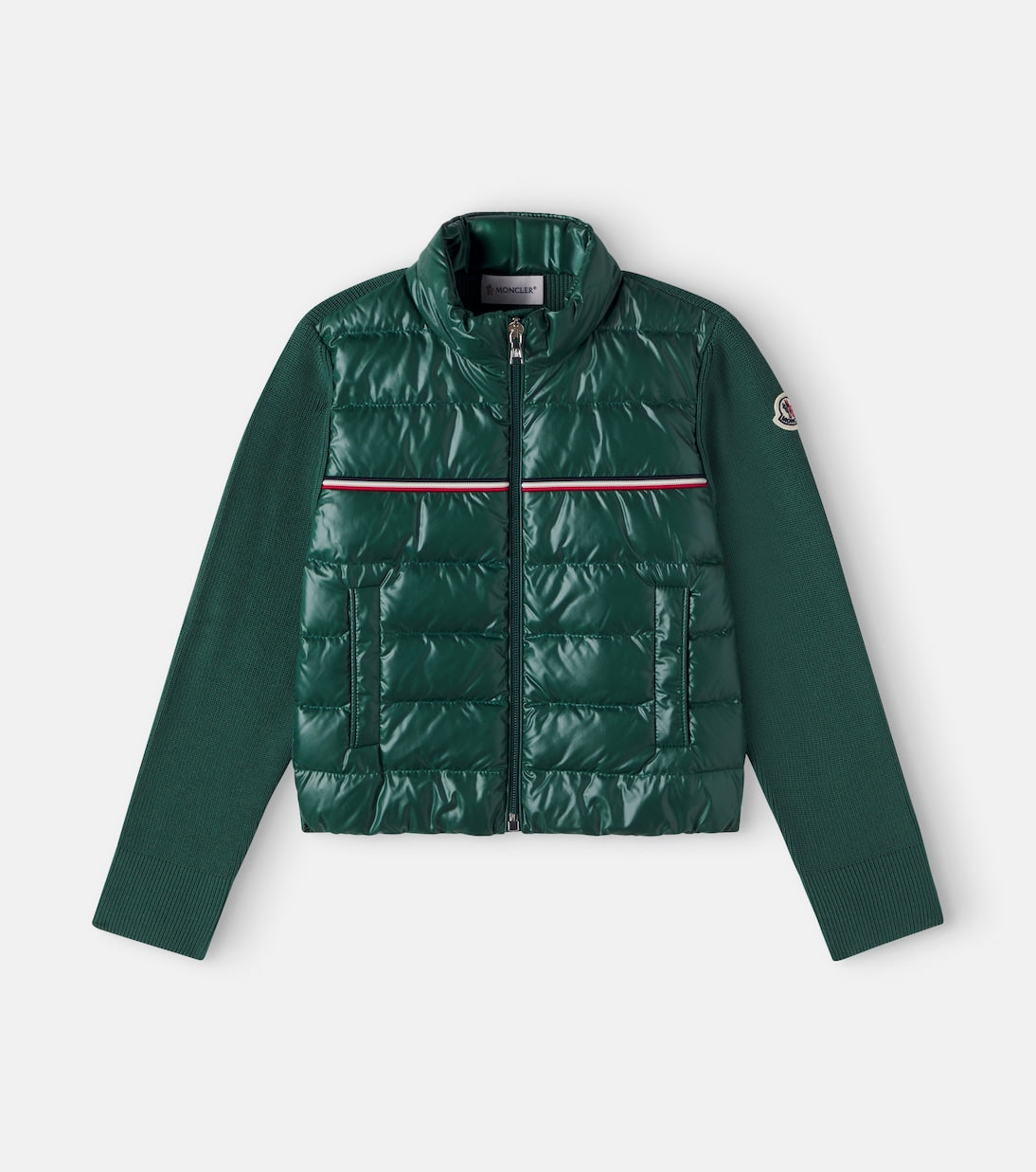 Moncler Enfant - Down-paneled cotton jacket