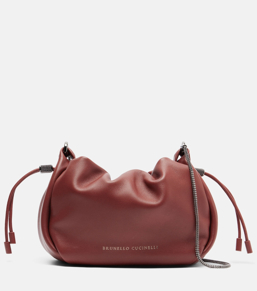Brunello Cucinelli - Mellow Mini leather crossbody bag