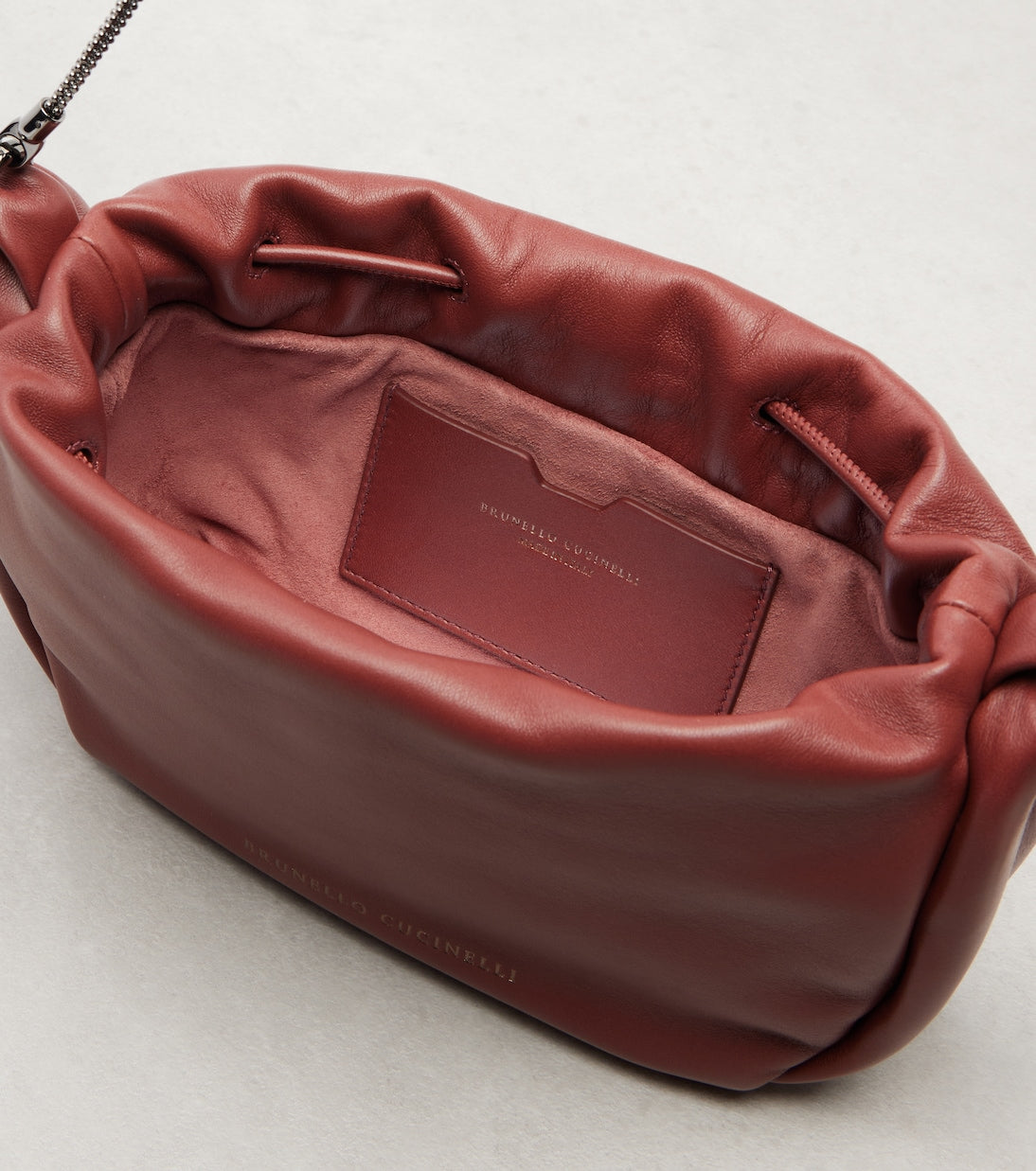 Brunello Cucinelli - Mellow Mini leather crossbody bag