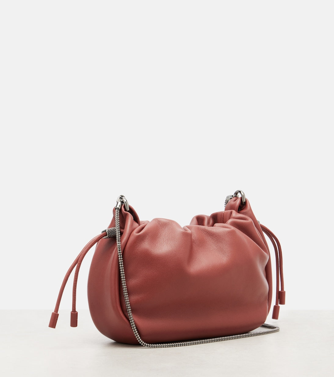 Brunello Cucinelli - Mellow Mini leather crossbody bag
