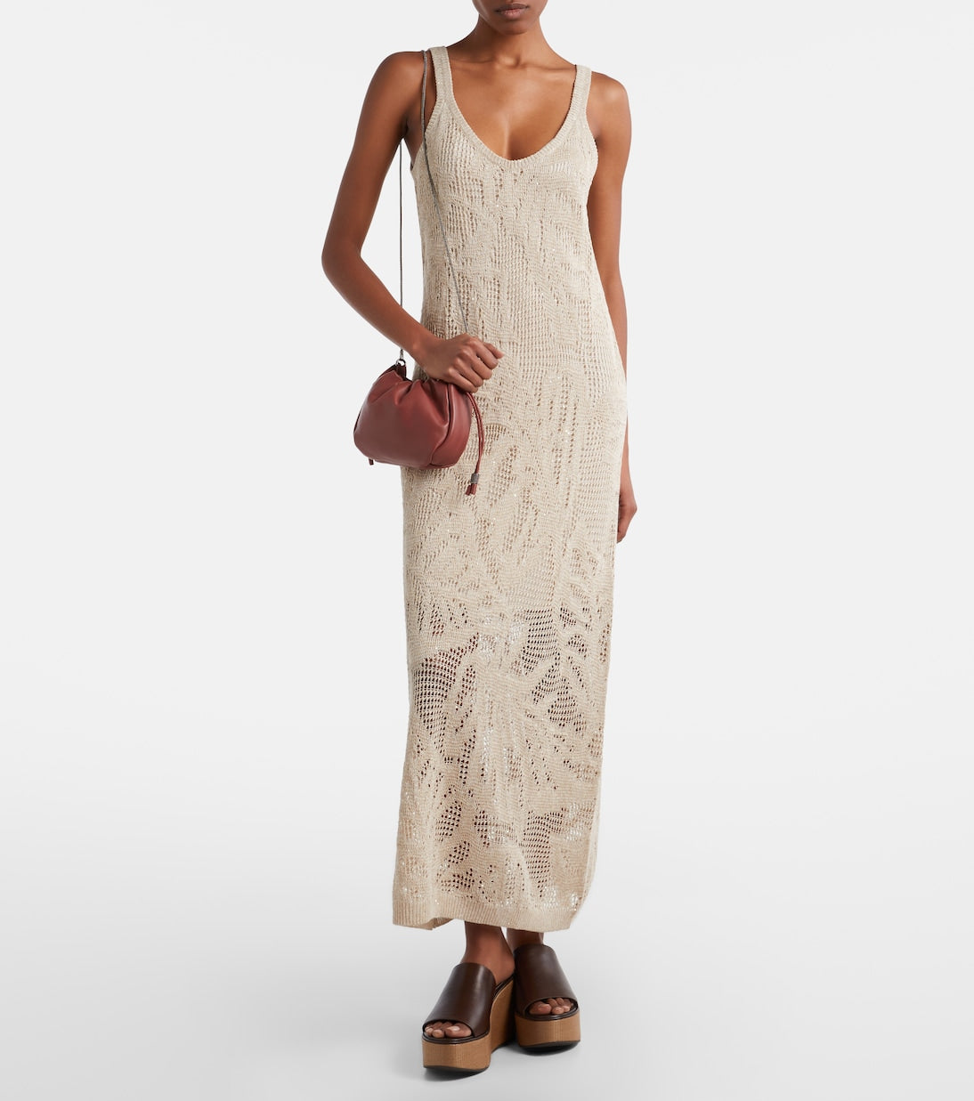 Brunello Cucinelli - Mellow Mini leather crossbody bag