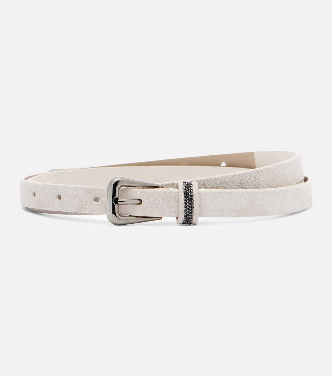 Brunello Cucinelli - Monili suede belt