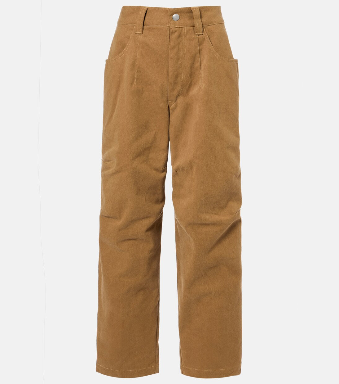 Marant Etoile - Opalyna cotton twill wide-leg pants