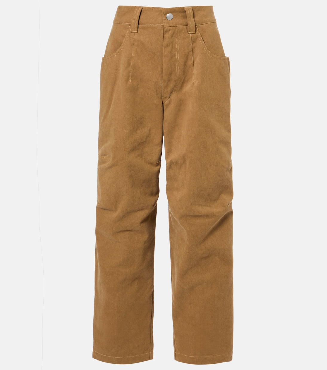 Marant Etoile - Opalyna cotton twill wide-leg pants