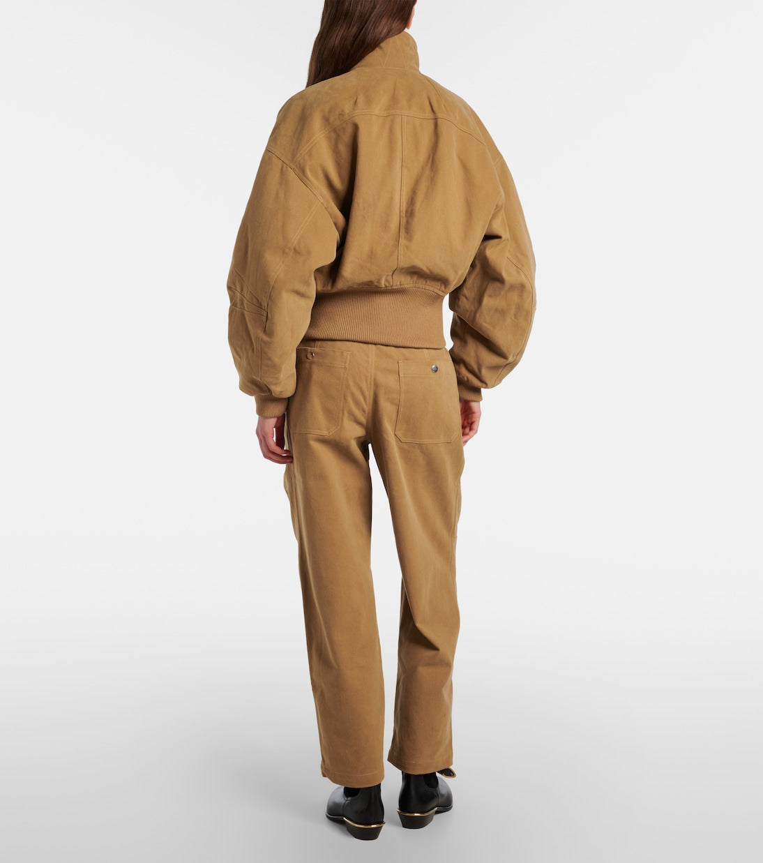 Marant Etoile - Opalyna cotton twill wide-leg pants