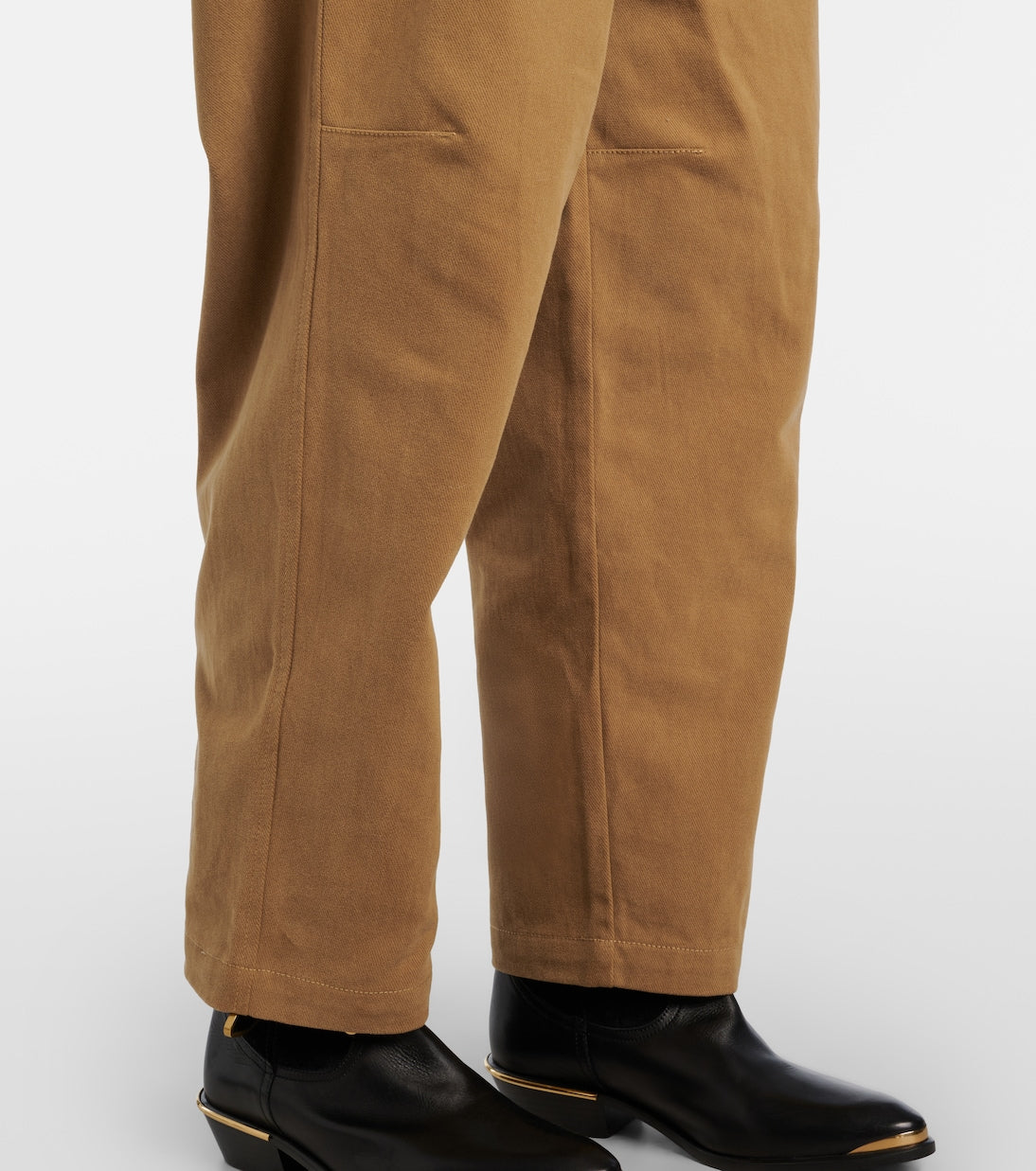 Marant Etoile - Opalyna cotton twill wide-leg pants