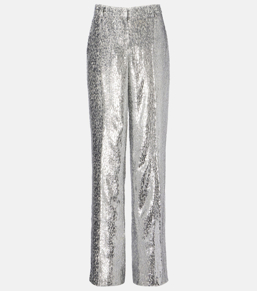 Stella McCartney - Fil coupé lamé wide-leg pants