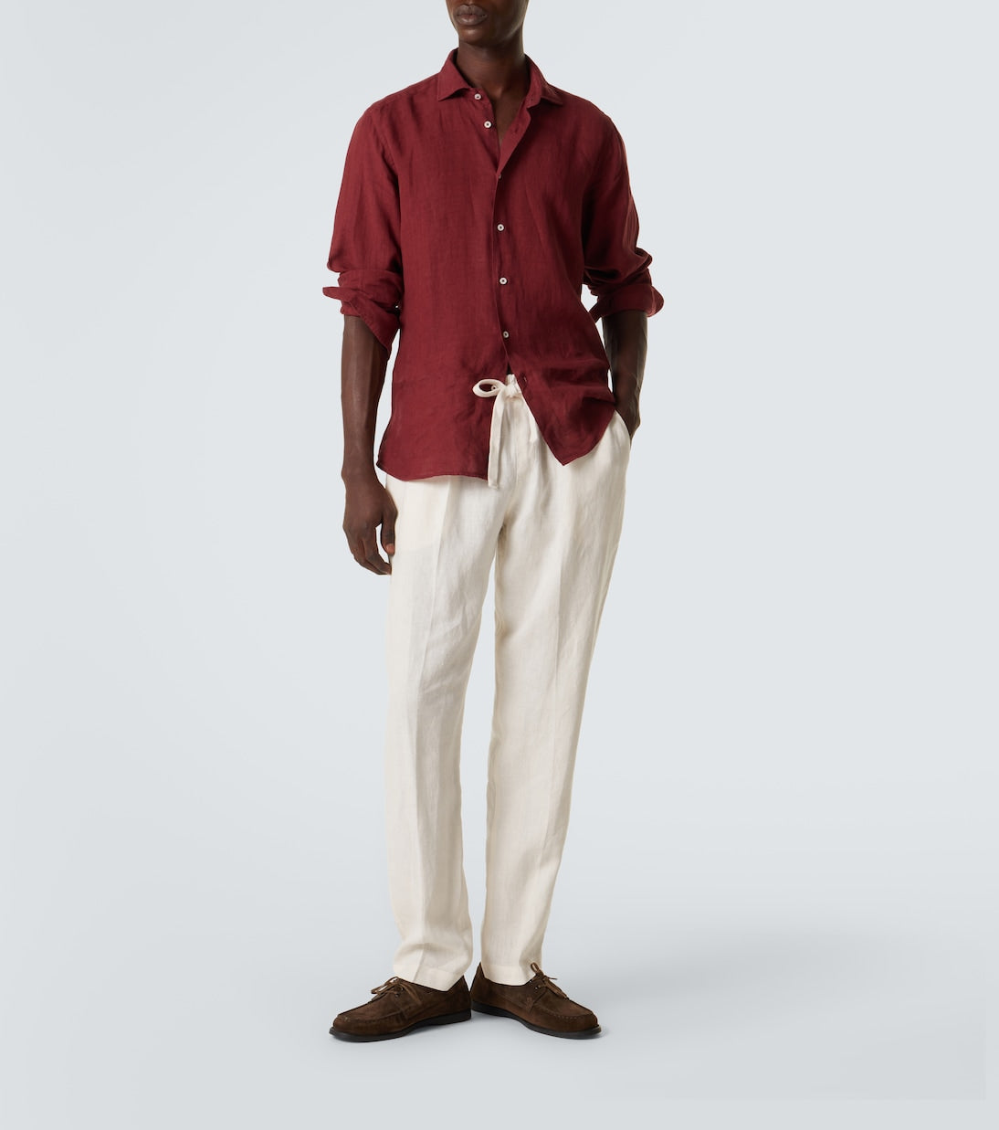 Fedeli - Bonifacio linen tapered pants