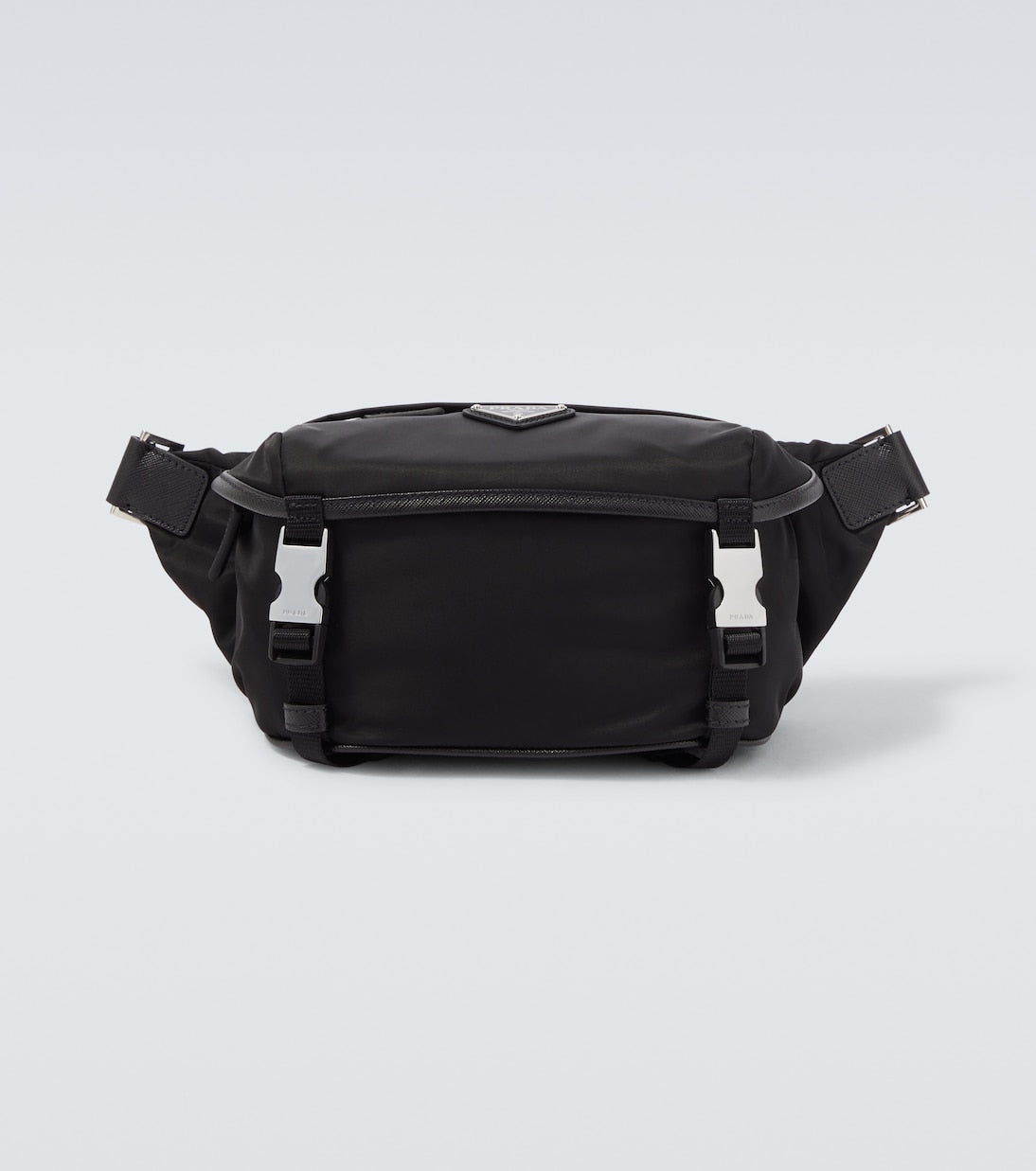Prada - Re-Nylon leather-trimmed belt bag
