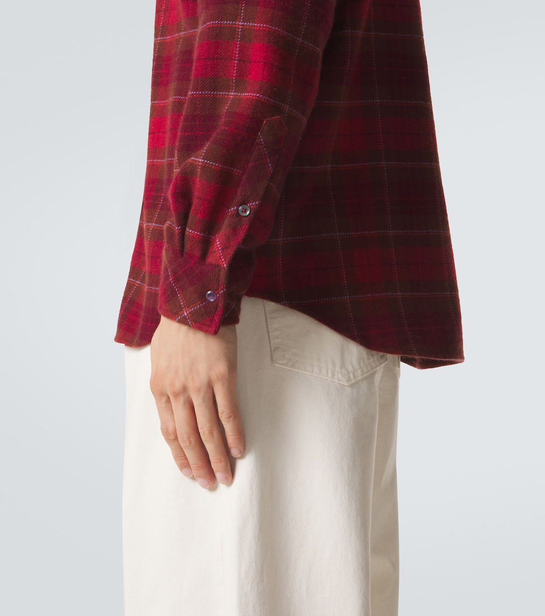 God's True Cashmere - Love cashmere shirt with amethyst
