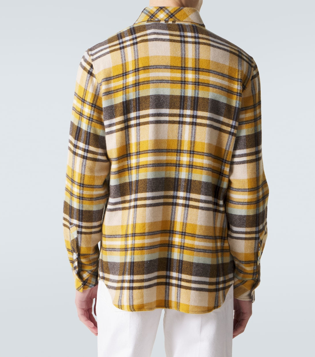 God's True Cashmere - Abundance cashmere shirt with tiger eye