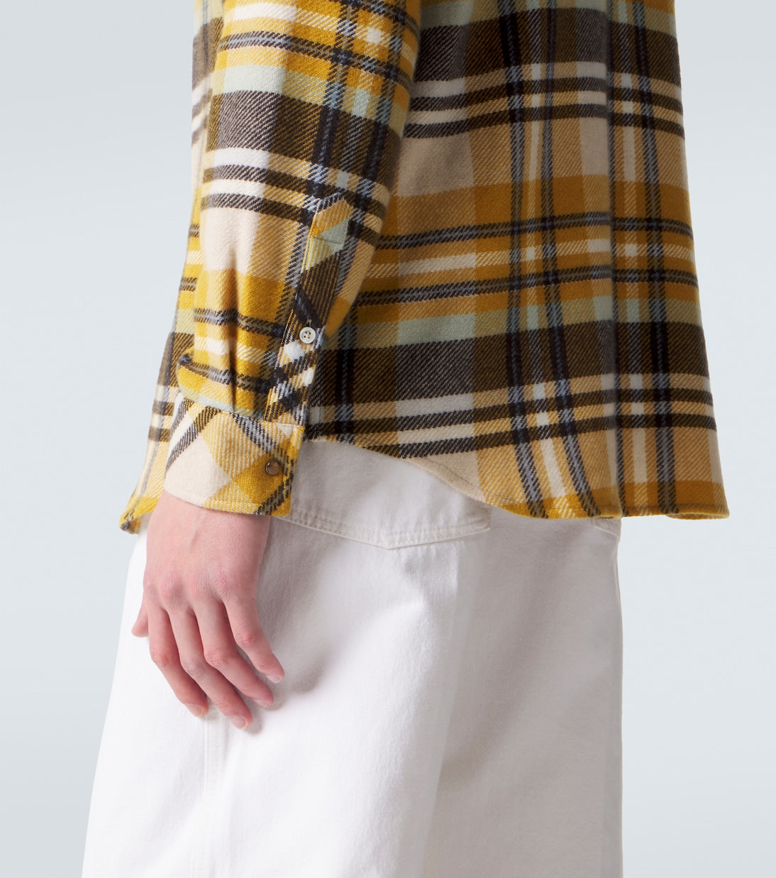 God's True Cashmere - Abundance cashmere shirt with tiger eye