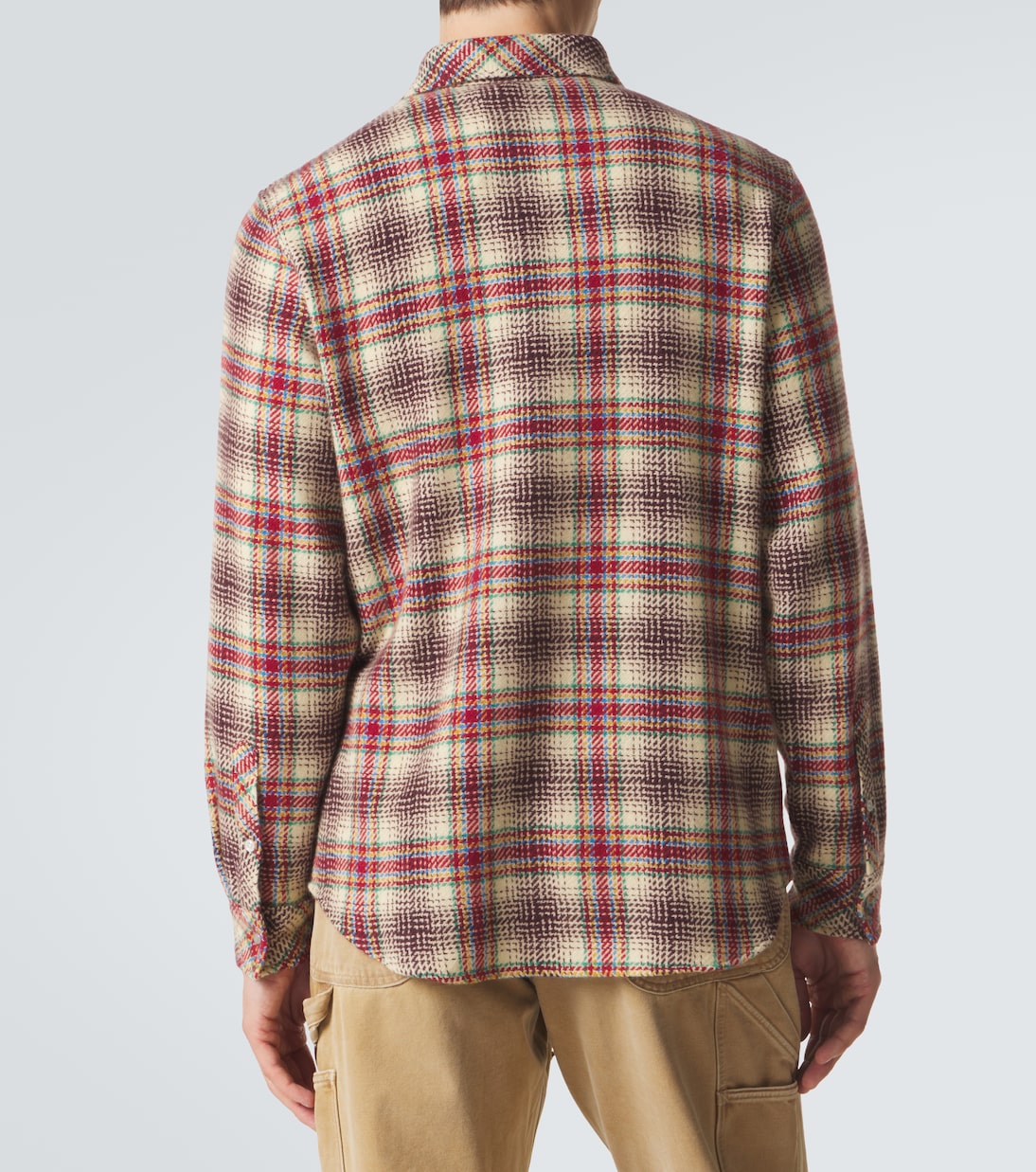 God's True Cashmere - Balance cashmere shirt with emerald