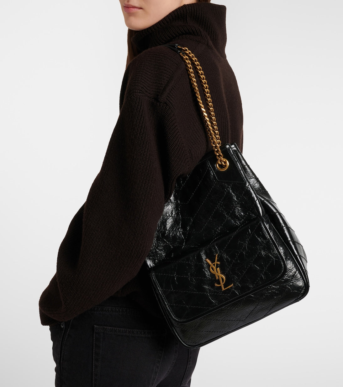 Saint Laurent - Niki Small leather tote bag