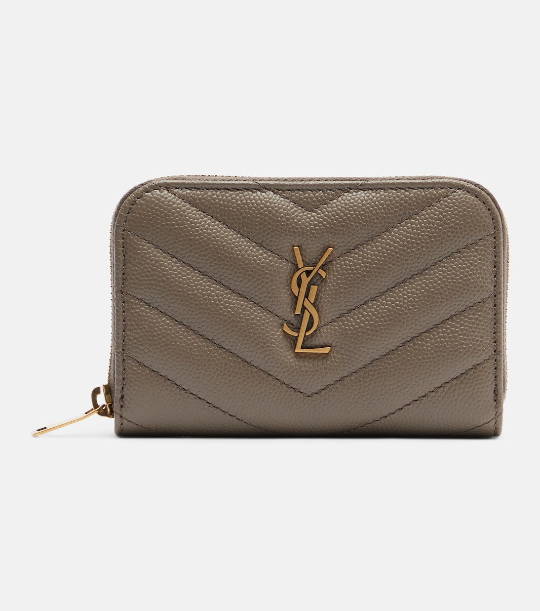 Saint Laurent - Cassandre quilted leather card case