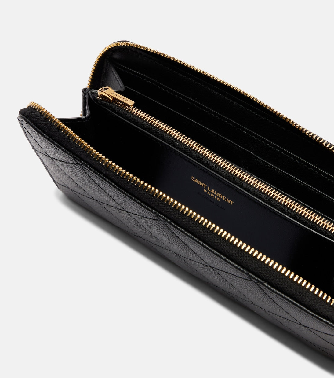 Saint Laurent - Cassandre leather wallet