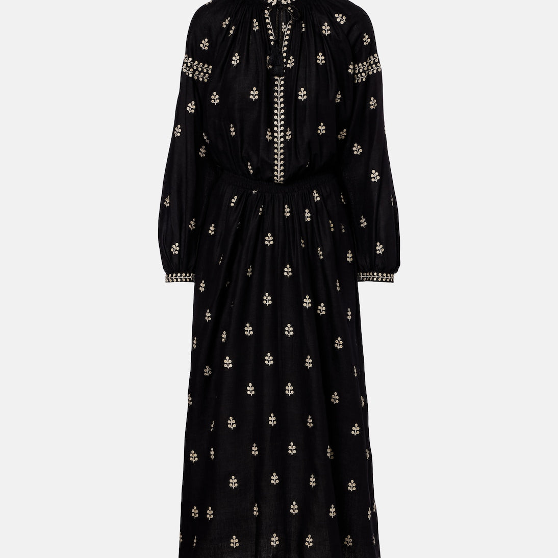 Isabel Marant - Rodilia embroidered silk maxi dress