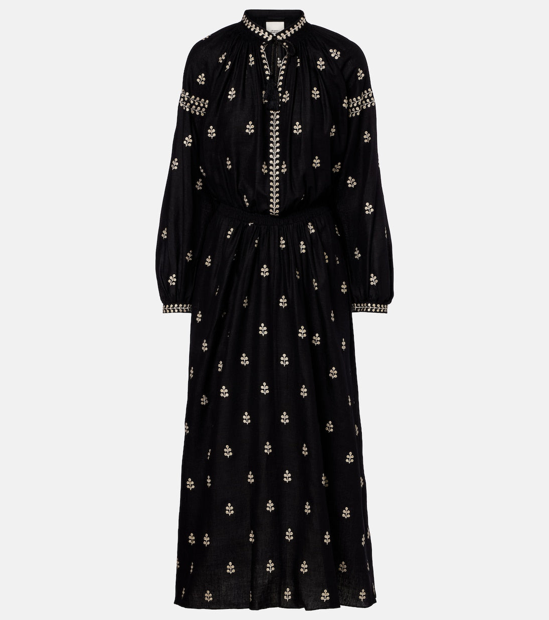 Isabel Marant - Rodilia embroidered silk maxi dress