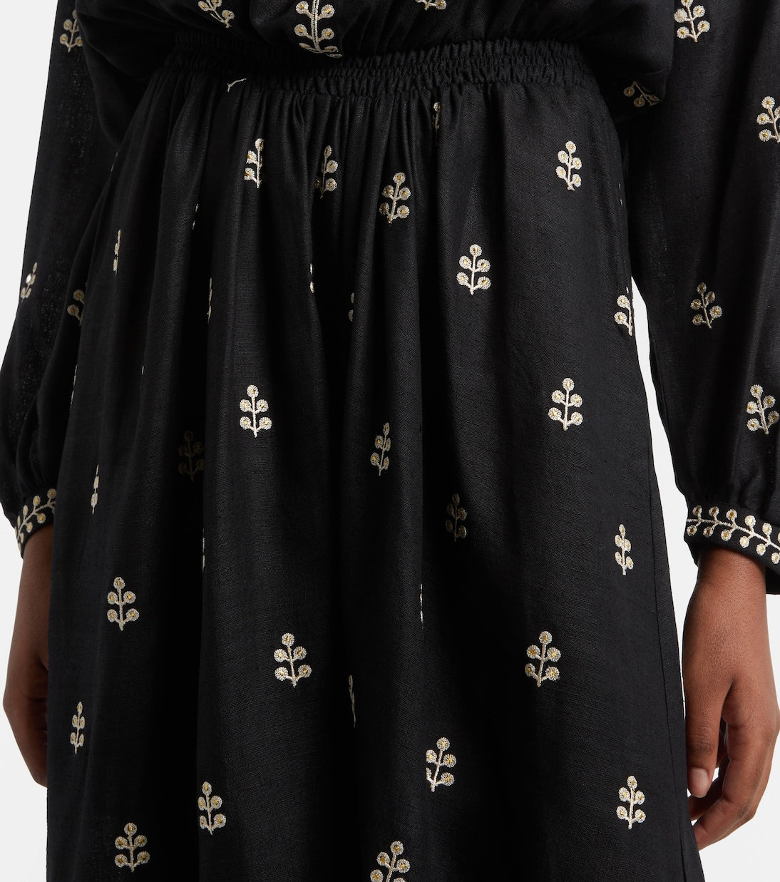 Isabel Marant - Rodilia embroidered silk maxi dress