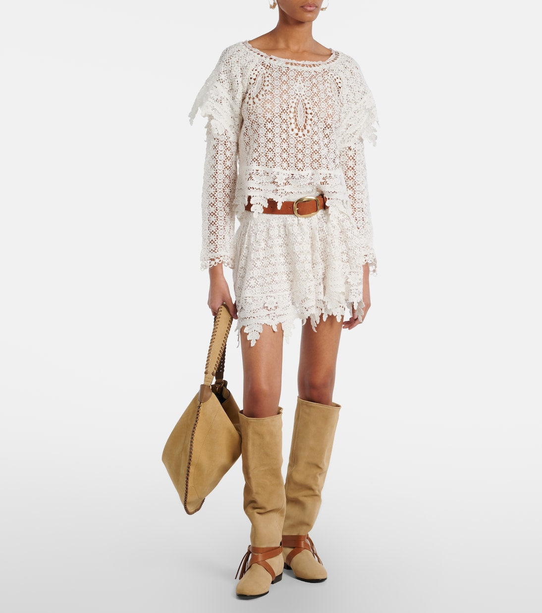 Isabel Marant - Hyliana cotton lace top