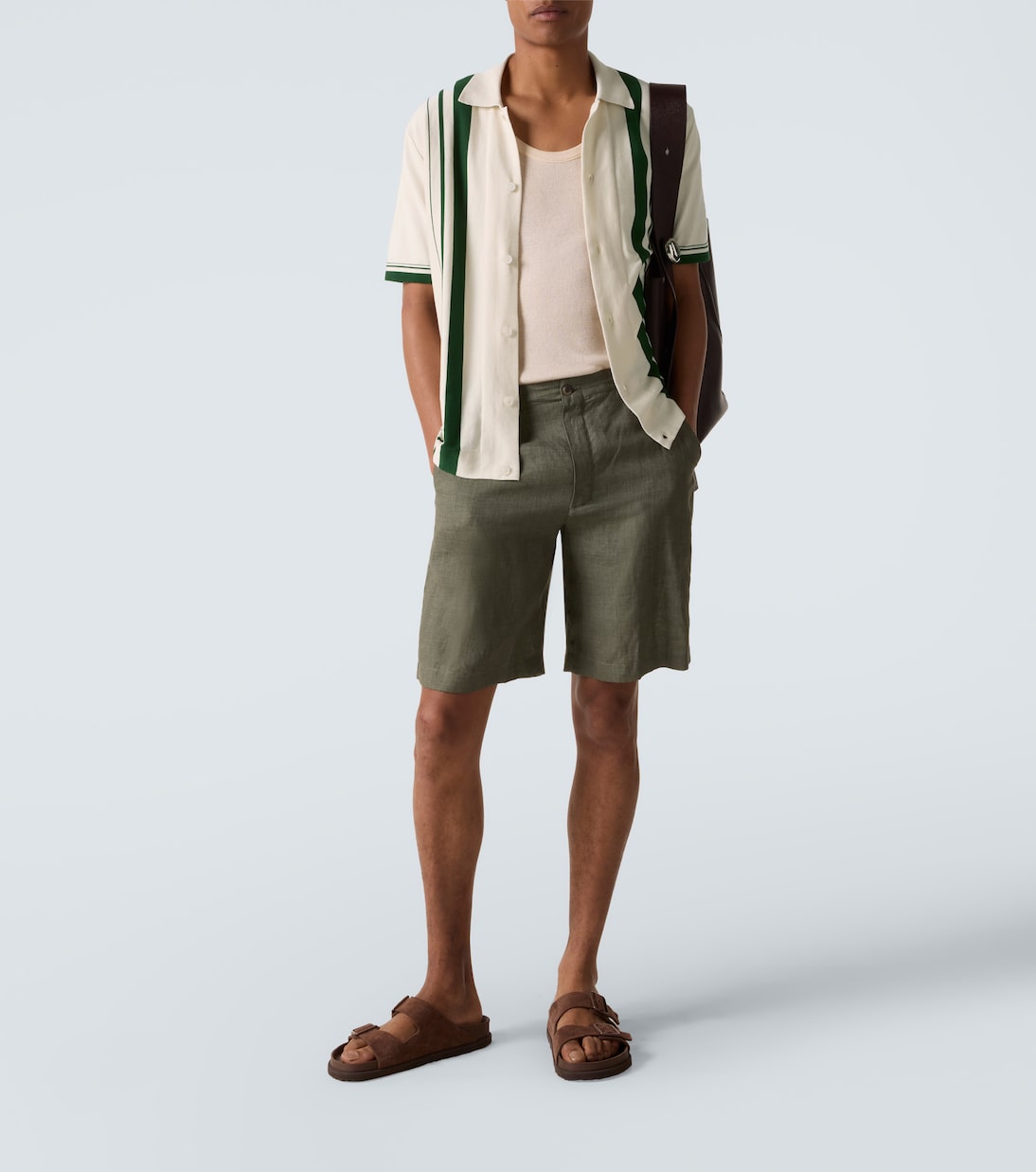 Orlebar Brown - Tiernan striped cotton bowling shirt
