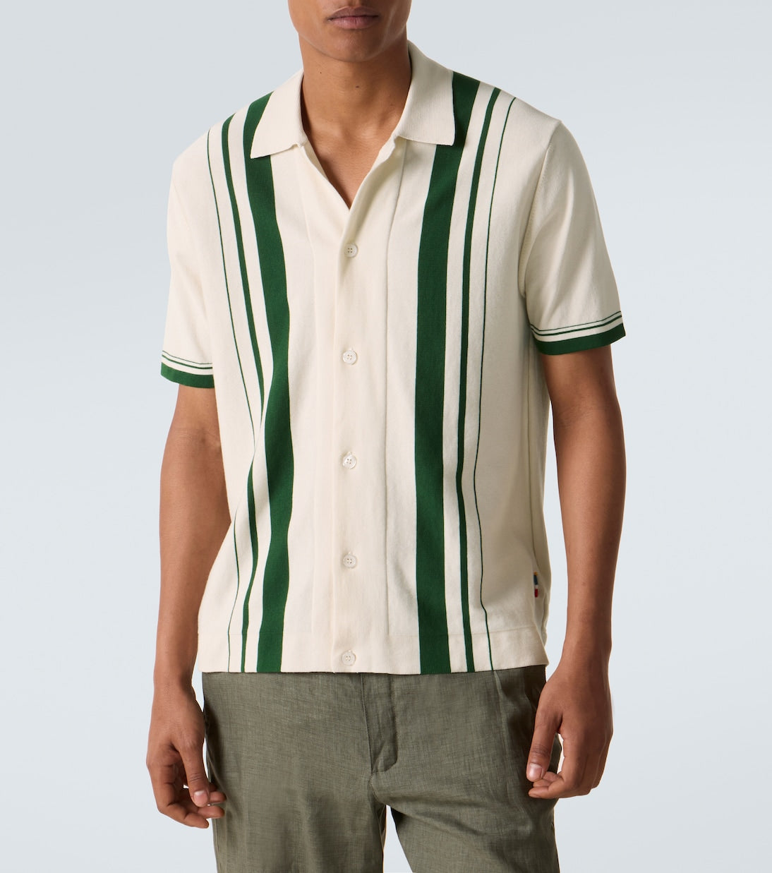 Orlebar Brown - Tiernan striped cotton bowling shirt