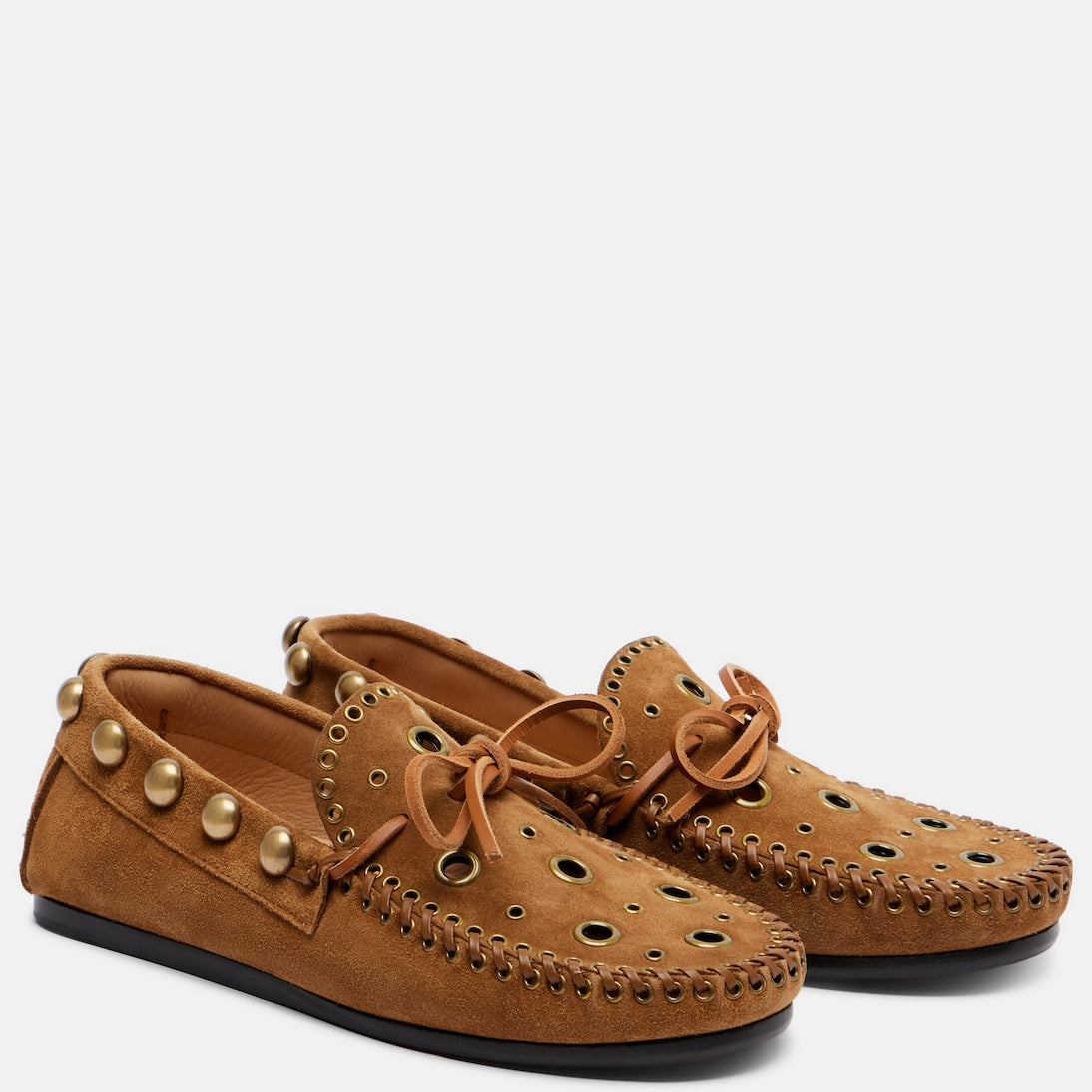 Isabel Marant - Fitza studded suede loafers