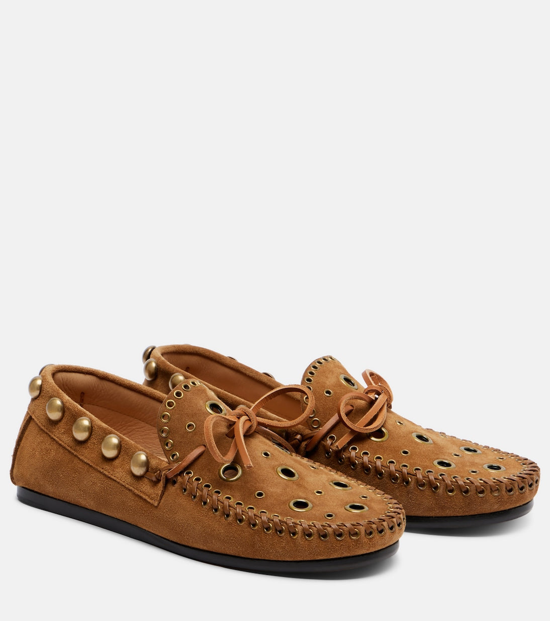 Isabel Marant - Fitza studded suede loafers