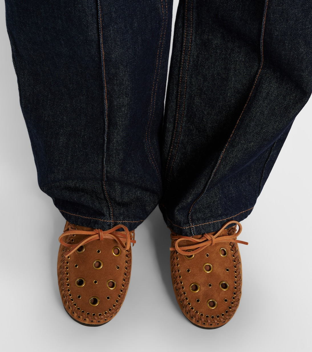 Isabel Marant - Fitza studded suede loafers